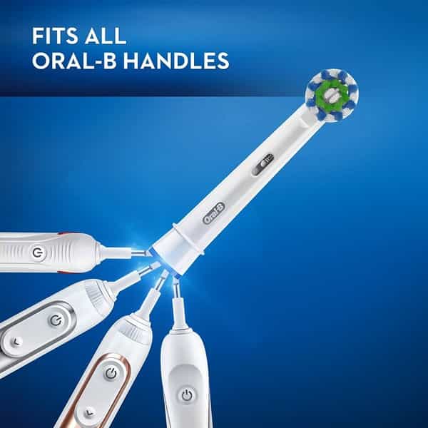 Oral-B Crossaction Electric  Toothbrush Replacement Heads (Pack Of 2)