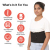 Sandpuppy Backbrace - Contoured Lumbar Support Belt | Rigid Immobilization Back Support Belt