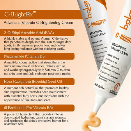 Bake C-Bright Vitamin C Serum For Brightening | Dark Spots & Glowing Skin
