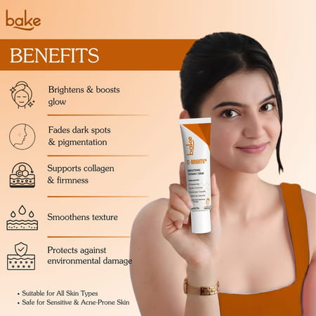 Bake C-Bright Vitamin C Serum For Brightening | Dark Spots & Glowing Skin