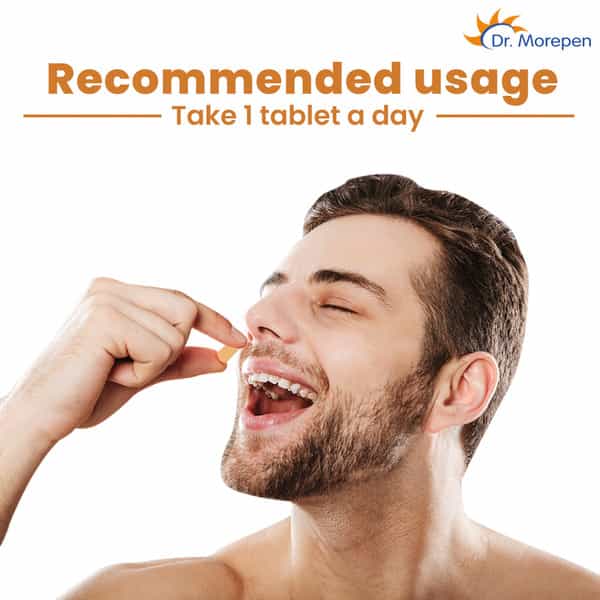Dr. Morepen Natural Vitamin C With Zinc Tablets For Immunity & Glowing Skin - 60 Veg Tablets