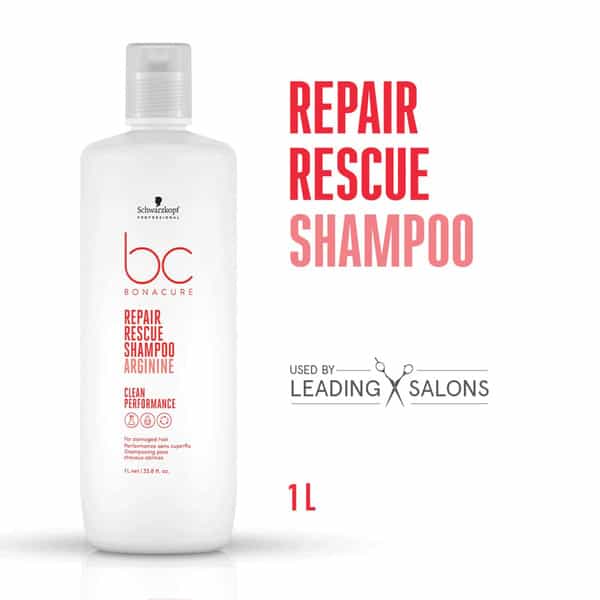 Schwarzkopf Professional Bonacure Repair Rescue Shampoo With Arginine 1000 Ml