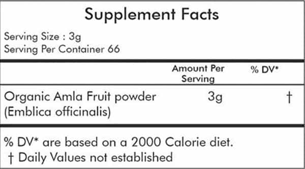 Way2herbal Organic Amla Powder - Indian Gooseberry - 200 Gms For Hair & Skin Care