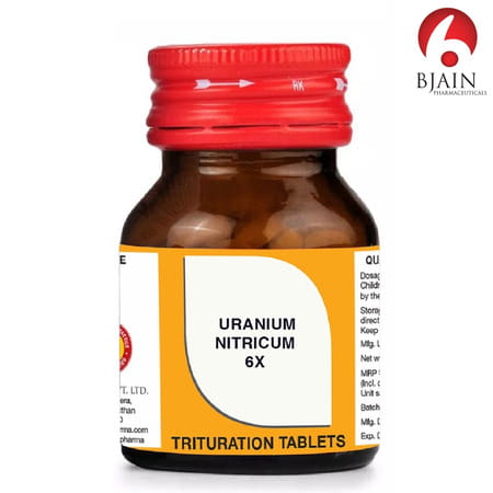Bjain Uranium Nitricum Trituration Tablet 6x | 25gm