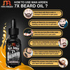 Man Arden 7X Beard Oil 30Ml (Hydra Sport) - 7 Premium Oils For Beard Growth & Nourishment