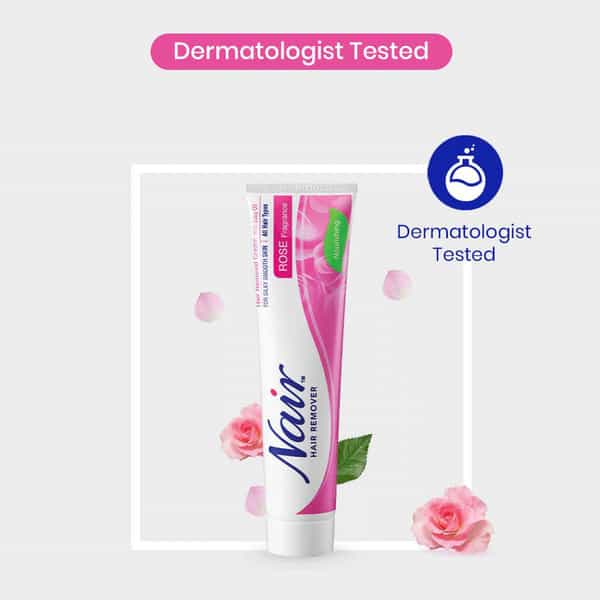 Nair Hair Remover Cream - Rose Fragrance - 110G