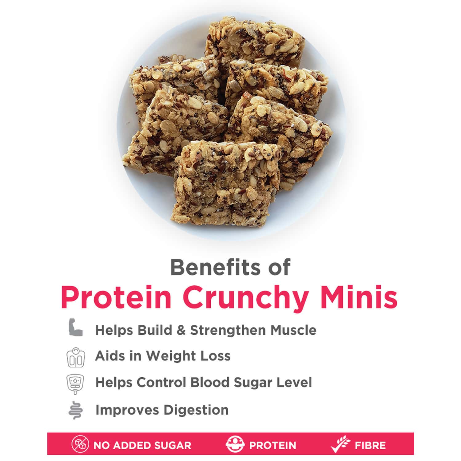 Buy TRUE ELEMENTS PROTEIN CRUNCHY MINIS 125GM Online & Get Upto 60 OFF