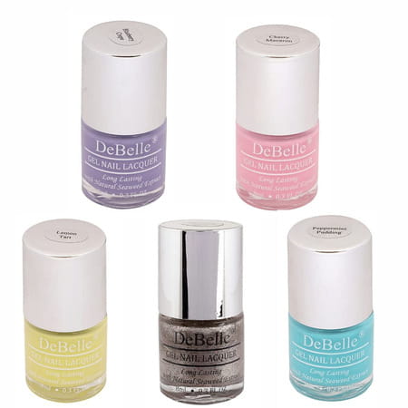 Debelle Gel Nail Lacquers Combo Set Of 5 Cherry Cola | 40 Ml (8 Ml Each)Rakhi Gift
