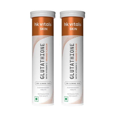 Buy HK VITALS GLUTATHIONE | L-GLUTATHIONE EFFERVESCENT TABLET | ORANGE