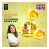 Happi Kidz Nutrition For A Healthy Beginning Calcium + Vitamin D For Kids (60 Gummy Bears)Strawberry