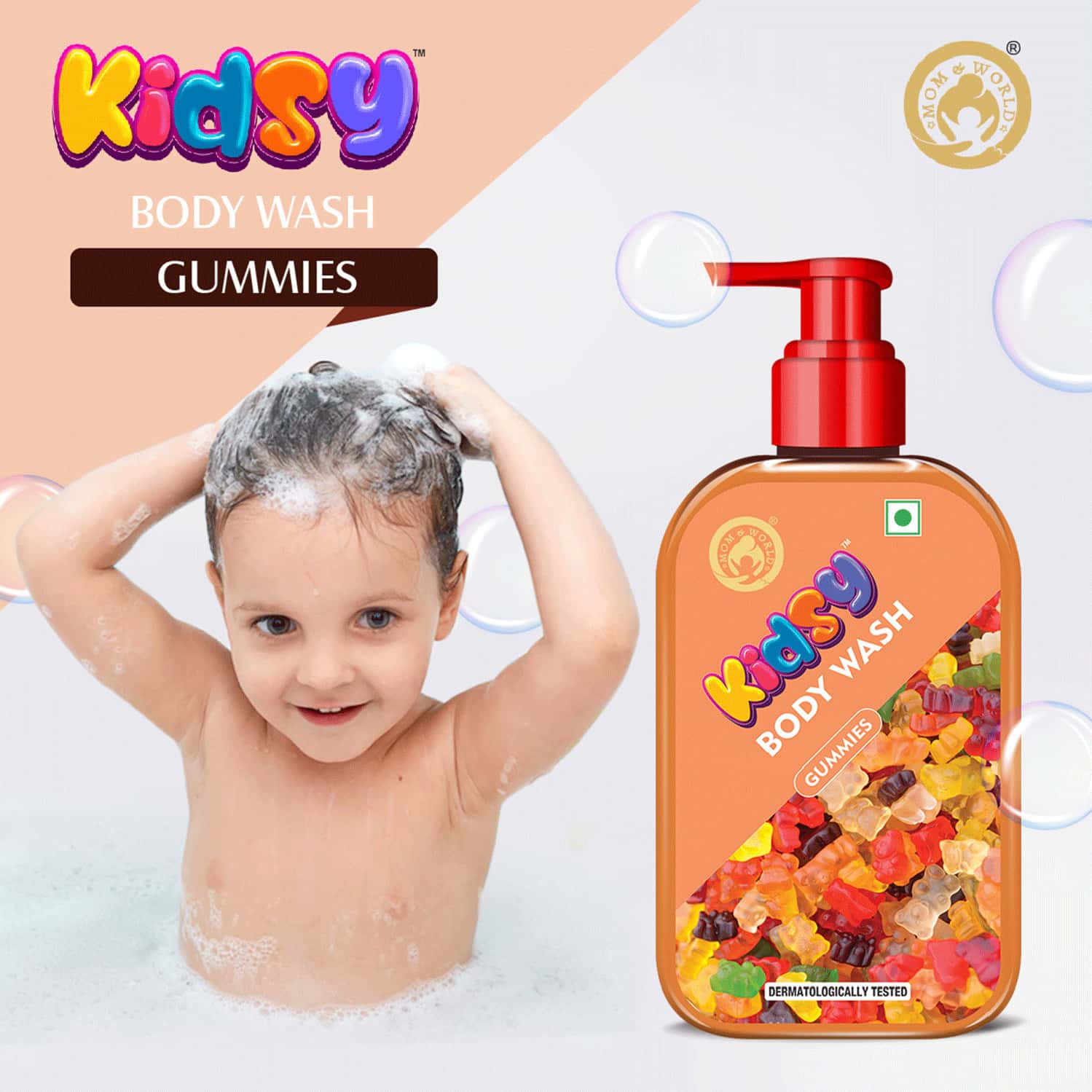 Buy MOM & WORLD KIDSY GUMMIES BODY WASH NO TEARS NO SLS FOR KIDS PH