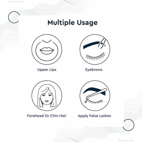 Gubb Usa Slant Tip Tweezer For Eyebrows | Facial Hair.