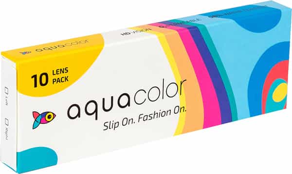 Aquacolor Aqua Green Dailies Color (10 Lenses/Box/Plano) (0)