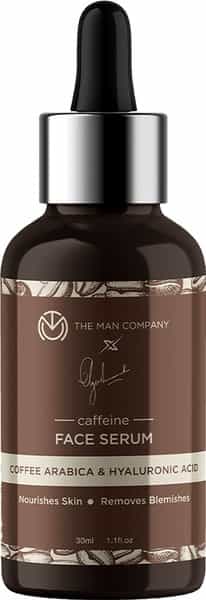 The Man Company Caffeine Face Serum With Coffee Arabica And Hyaluronic Acid - 30 Ml