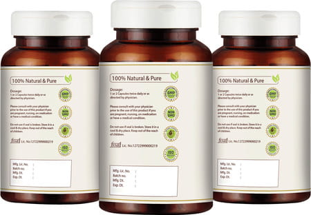 Vedikroots Amla 450 Mg 60 Capsules 100% Organic | Antioxidant Immunity Enhancer (Pack Of 3