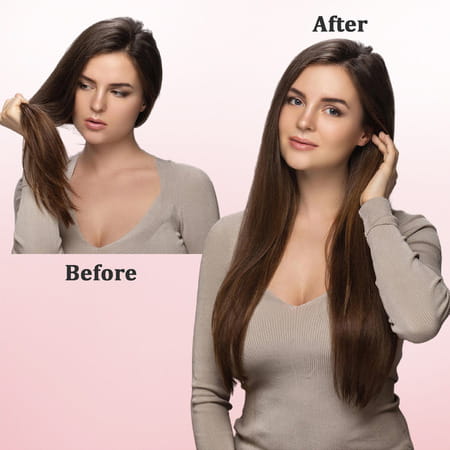 Nisha Hair Serum 100Ml - Eversilk Pink Hibiscus For Dull & Frizzy Hair - Professional
