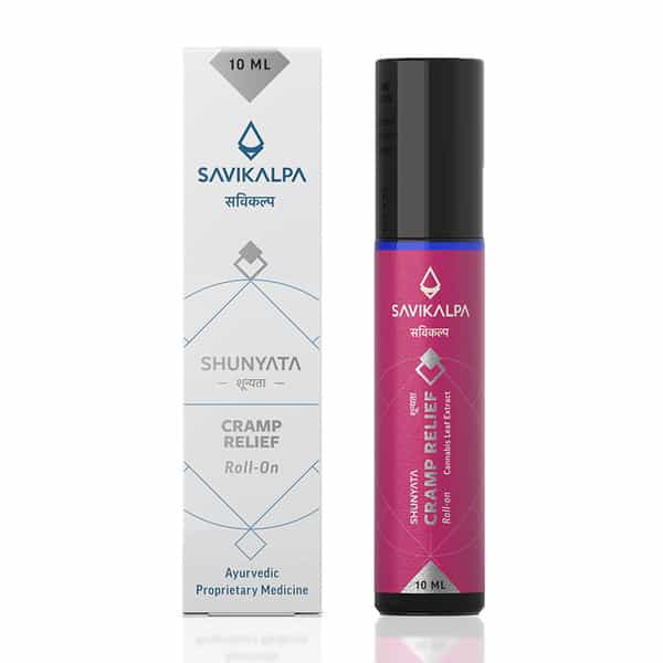 Savikalpa Cramp Roll-On|Reliefs Painful Menstruation And Period Cramps- 10Ml