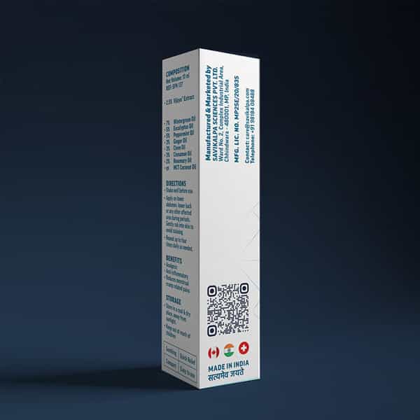 Savikalpa Cramp Roll-On|Reliefs Painful Menstruation And Period Cramps- 10Ml