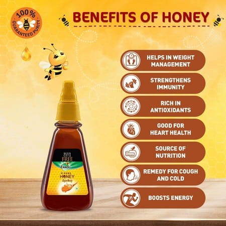 Zandu Pure Honey Squeasy - 225g (1+1)