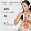 Truebasics Collaskin | Marine Collagen Peptides For Youthful Glowing Skin | Mixed Fruit | 200 G