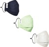 Carriall Adult Unisex 3 Layer Reusable Washable Cotton Mask (Camsm073) Pack Of 3
