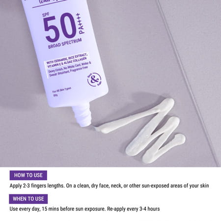 Blue Heaven Barrier Repair Korean Gel Sunscreen Spf 50 Pa ++++| Uva & Uvb Sun Protection | 50g