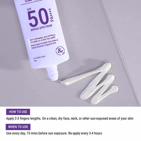 Blue Heaven Barrier Repair Korean Gel Sunscreen Spf 50 Pa ++++| Uva & Uvb Sun Protection | 50G