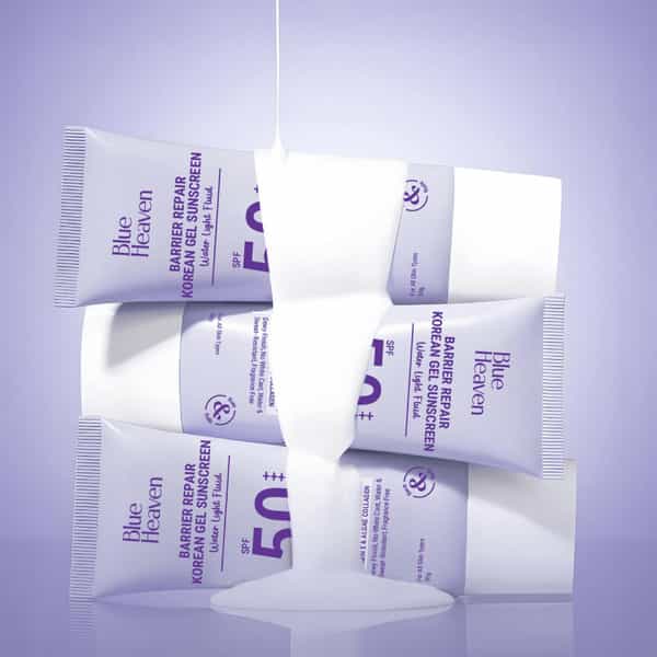 Blue Heaven Barrier Repair Korean Gel Sunscreen Spf 50 Pa ++++| Uva & Uvb Sun Protection | 50G