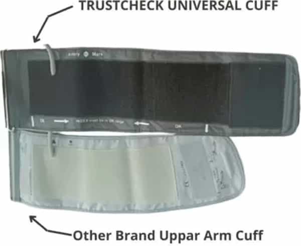 Trustcheck Digital Blood Pressure Bpm 2.0|Usb Charge Port|Universal & Upper Arm Cuff|Talking Feature