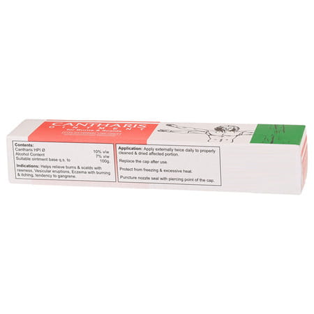 Baksons Homoeopathy Cantharis Ointment 25 Gm