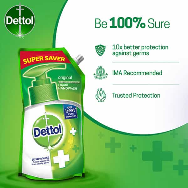 Dettol Handwash Refill Original - 750Ml (Buy 1 Get 1)
