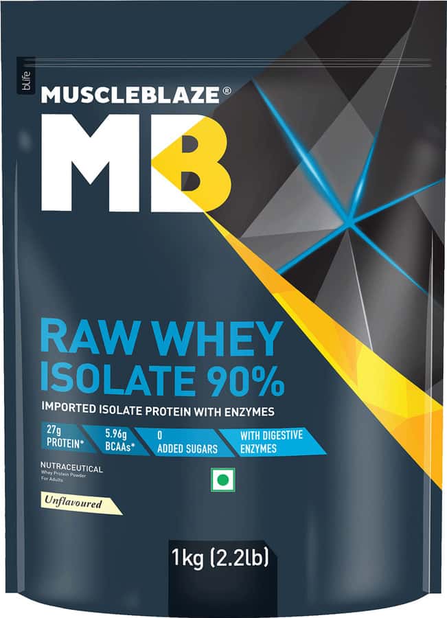 Buy MUSCLEBLAZE WHEY GOLD, 100 WHEY PROTEIN ISOLATE, LABDOOR USA CERTIFIED (RICH MILK CHOCOLATE
