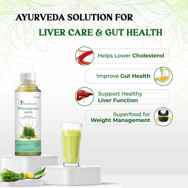 Four Seasons Wheatgrass Juice 500Ml | Superfood For Live Detox | Weight & Cholesterol Management