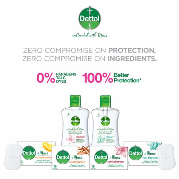 Dettol Jasmine Germ Protection Handwash Liquid Soap Fliptop - 200Ml