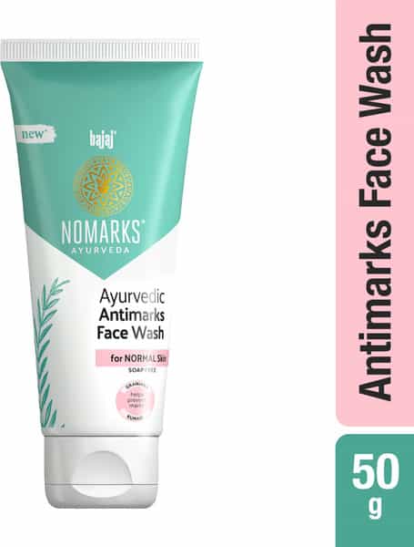 Bajaj Nomarks Ayurvedic Antimarks Face Wash - Normal Skin - 50G