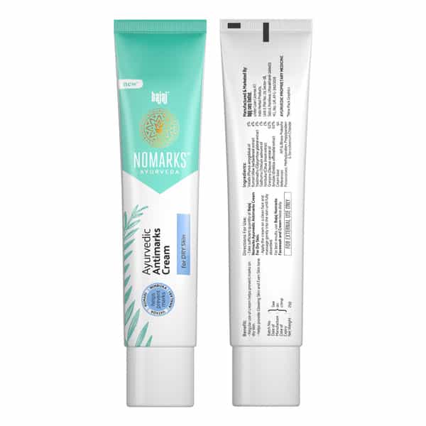 Bajaj Nomarks Ayurvedic Anti Marks Cream For Dry Skin 25 Gm