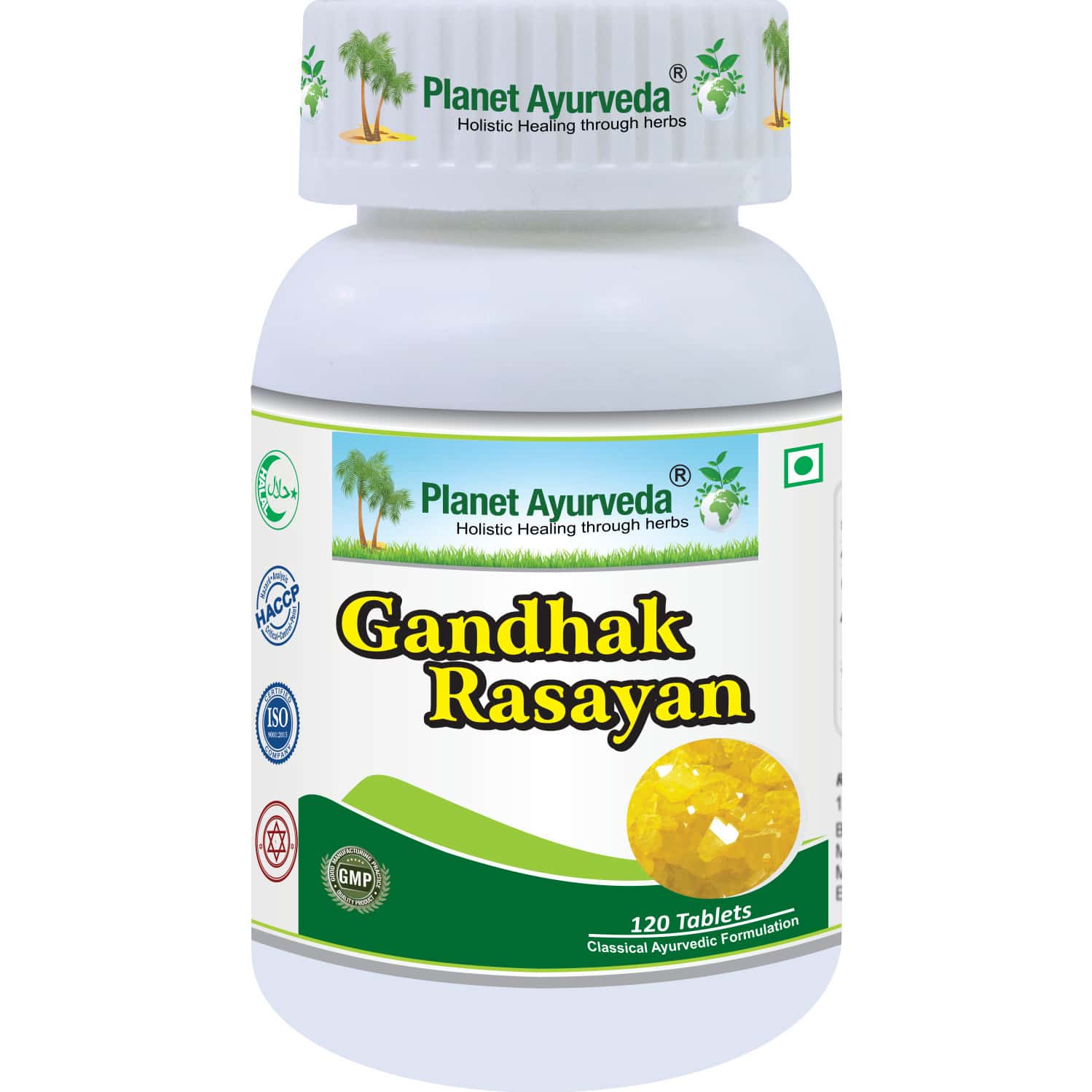 Planet Ayurveda Gandhak Rasayan - 120 Tablets