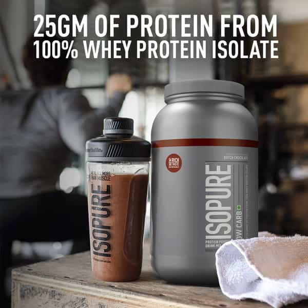 Isopure Low Carb Whey Protein Isolate Powder 2.20 Lbs 1 Kg (Dutch Chocolate)