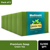 Medimade Green Tea Premium Soap - 100 Gm X 5 ( Pack Of 5 )