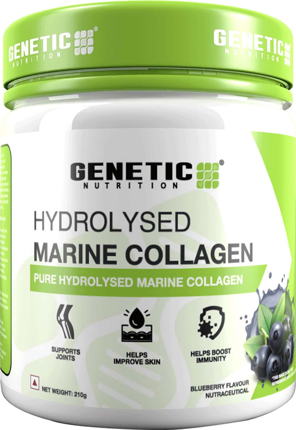 Genetic Nutrition Collagen Blueberry 200 Gm