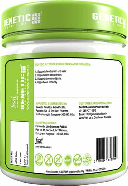 Genetic Nutrition Collagen Blueberry 200 Gm