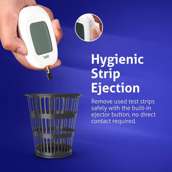 Bpl Medical Technologies Gluco Monitoring Device With Bottle Of 110 (10+100) Diabetes Test Strips