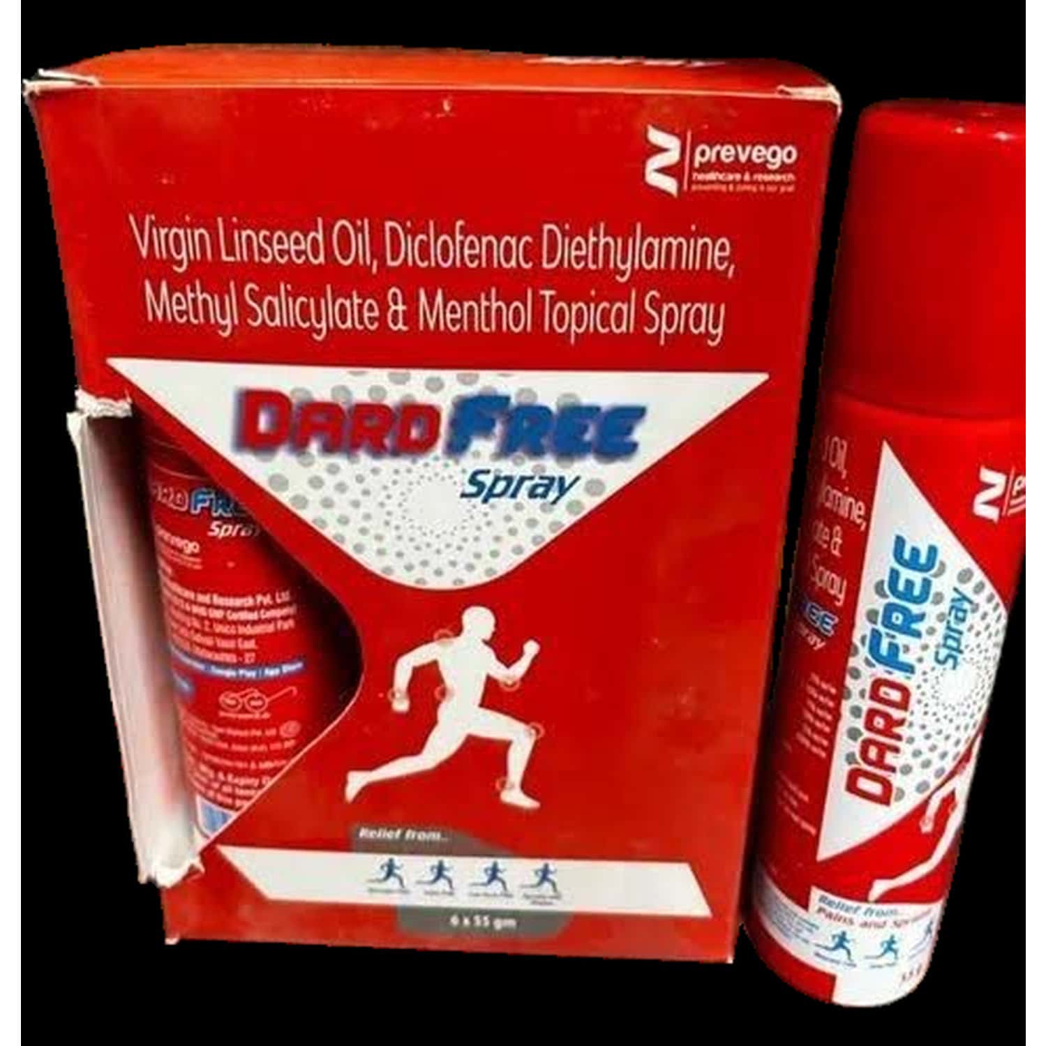 Prevego Dard Free Spray 75 Gm