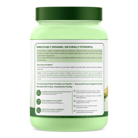 Vlado's Himalayan Organics Organic Protein Powder I Plant Protein I 28g Protein | 5g Bcaa - 500g