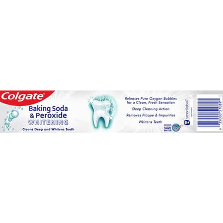 Colgate Baking Soda & Peroxide Whitening Toothpaste Frosty Mint Stripe - 170g