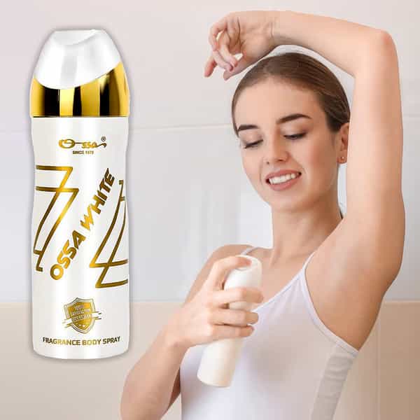 Ossa White Body Spray Ambery And Woody Notes For Men And Women 200Ml