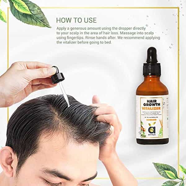 Anveya Hair Growth Vitalizer Serum 50Ml X Pack Of 2