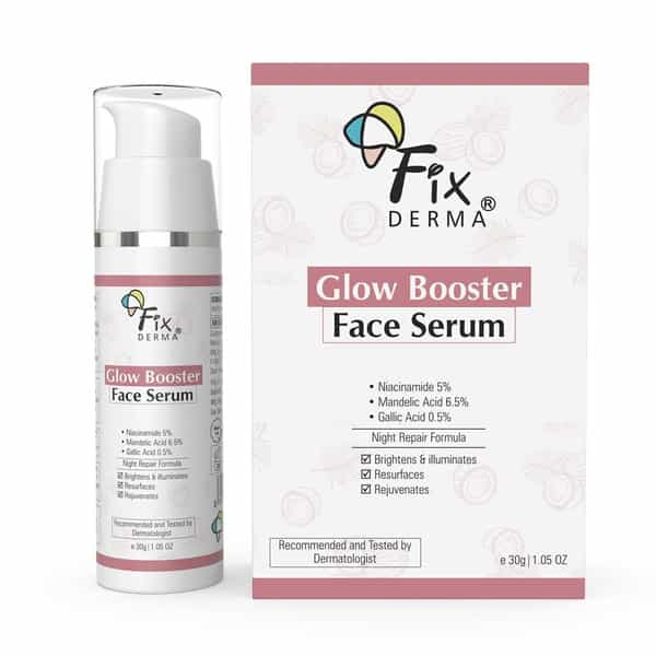Fixderma Glow Booster Face Serum With 5% Niacinamide Skin Brightening Serum For Men & Women 30 Gm