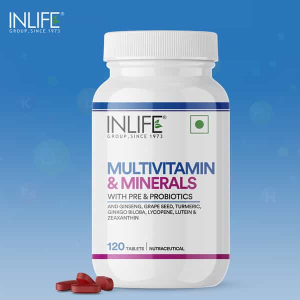 Inlife Multivitamin Tablets For Men & Women 120 Tablets