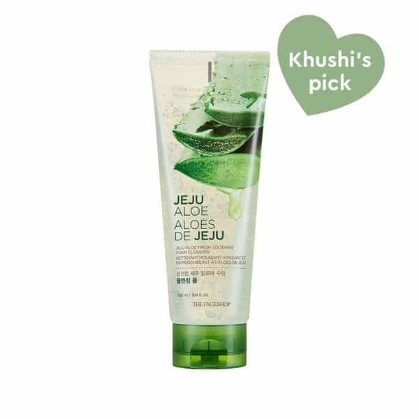 The Face Shop Jeju Aloe Fresh Soothing Cleansing Foam